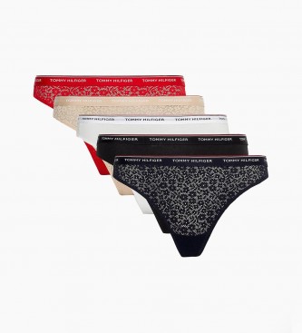 Tommy Hilfiger Pack 5 Tanga Premium Essential multicolor