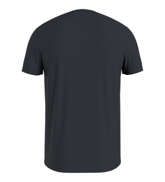 Tommy Hilfiger T-shirt slim fit con logo blu navy