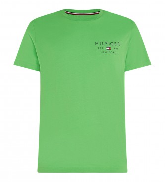 Tommy Hilfiger T-shirt Slim Cut Logo green