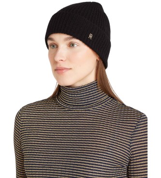 Tommy Hilfiger BonnetCashmere Chic noir