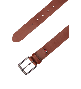 Tommy Hilfiger Casual leather belt 4.0 brown