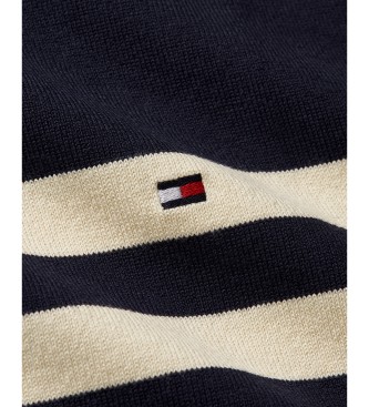 Tommy Hilfiger Cardigan lavorato a maglia girocollo blu scuro