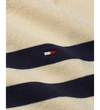 Tommy Hilfiger Maglione lavorato a maglia con scollo a V beige