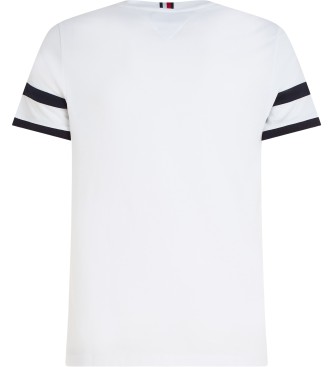 Tommy Hilfiger T-shirt Cor Bloco branco