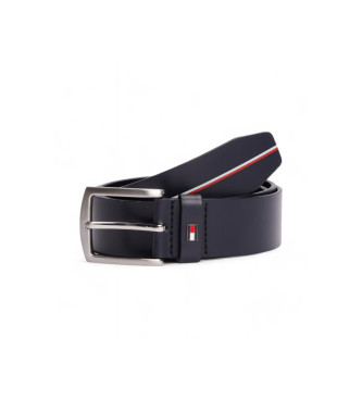 Tommy Hilfiger Cinturn de piel Denton 3.5 marino