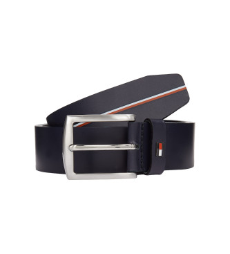 Tommy Hilfiger Ceinture en cuir Denton 3.5 Navy