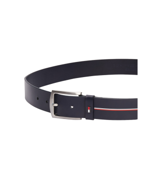 Tommy Hilfiger Denton 3.5 marine leren riem