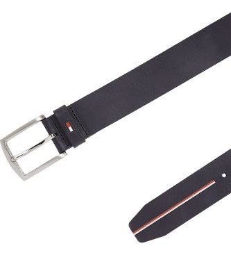 Tommy Hilfiger Ceinture en cuir Denton 3.5 Navy