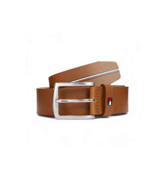 Tommy Hilfiger Leather belt Denton 3.5 brown