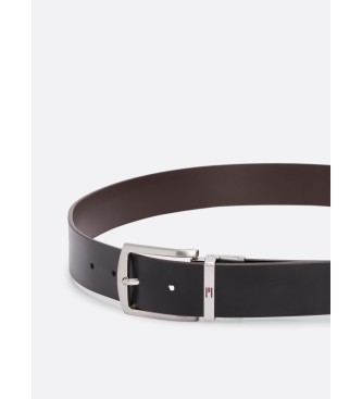 Tommy Hilfiger Denton Leather Belt 3.5 Black, Brown