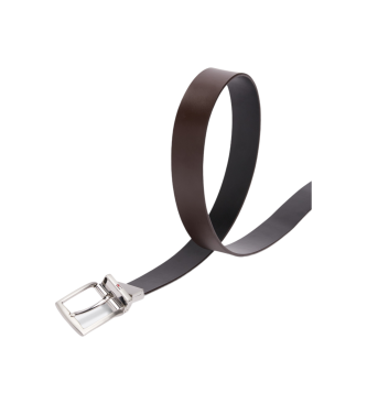 Tommy Hilfiger Denton Leather Belt 3.5 Black, Brown