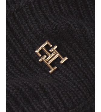 Tommy Hilfiger Chic hat with pompom   black