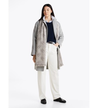 Tommy Hilfiger Elevated Chic Schal grau