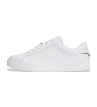 Tommy Hilfiger Chaussures de tennis en cuir blanc