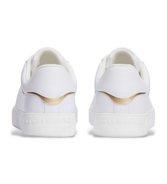 Tommy Hilfiger Chaussures de tennis en cuir blanc