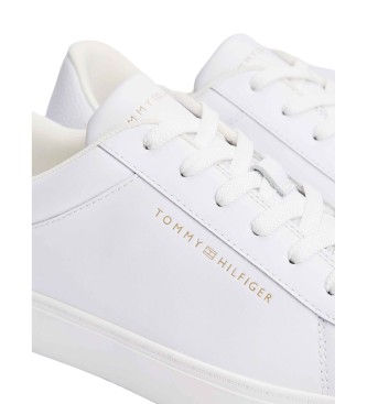 Tommy Hilfiger Chaussures de tennis en cuir blanc