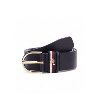 Tommy Hilfiger Essential Effortless Corp 3.5 ceinture en cuir marine