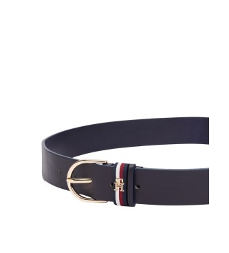 Tommy Hilfiger Essential Effortless Corp 3.5 ceinture en cuir marine