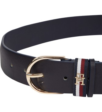 Tommy Hilfiger Essential Moeiteloze Corp 3,5 navy leren riem