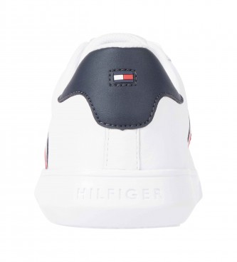 Tommy Hilfiger Skórzane trampki Cupsole w kolorze białym