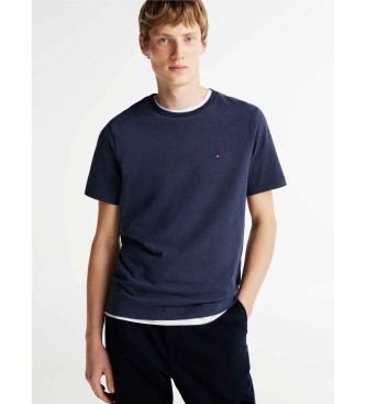 Tommy Hilfiger T-shirt con logo ricamato blu navy