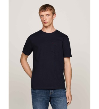 Tommy Hilfiger T-shirt avec poche de poitrine marine