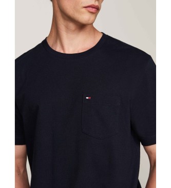 Tommy Hilfiger T-shirt avec poche de poitrine marine