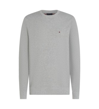 Tommy Hilfiger Struktureret trje med grt broderet logo