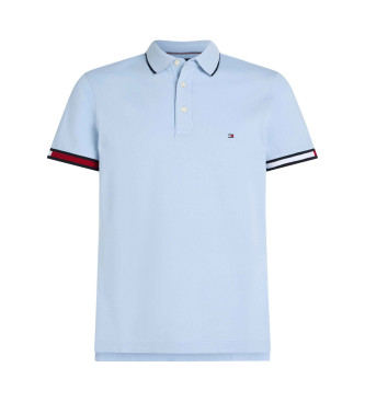 Tommy Hilfiger Polo slim fit con distintivi bordi blu