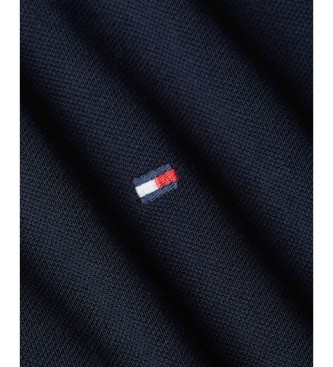 Tommy Hilfiger Polo de corte slim con ribetes distintivos marino