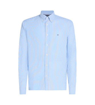 Tommy Hilfiger Camisa azul s riscas de corte regular