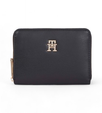 Tommy Hilfiger Cartera con cremallera y monograma TH negro