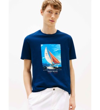 Tommy Hilfiger T-Shirt Foto navy Farbe