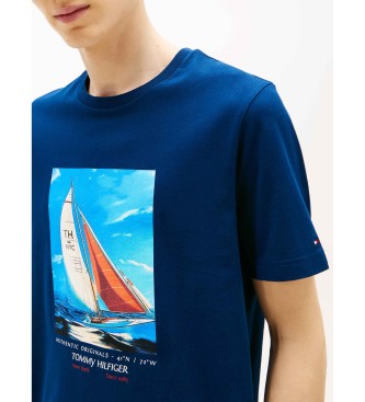 Tommy Hilfiger T-Shirt Foto navy Farbe