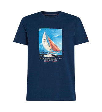 Tommy Hilfiger T-Shirt Foto navy Farbe