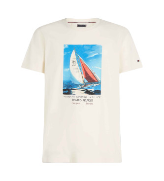 Tommy Hilfiger Couleur du T-shirt photo blanche