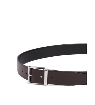 Tommy Hilfiger Leather belt Hudson 3.5 Rev black, brown