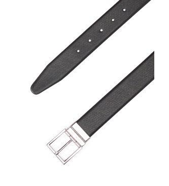 Tommy Hilfiger Leren riem Hudson 3,5 ds zwart, bruin