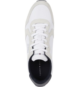 Tommy Hilfiger Zapatillas Iconic Material Mix Runner blanco