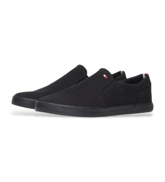 Tommy Hilfiger Baskets  lacets avec logo emboss noir