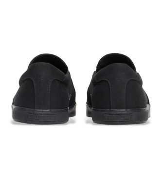 Tommy Hilfiger Zapatillas sin cordones con logo en relieve negro