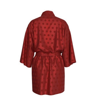 Tommy Hilfiger Kimono en satin rouge