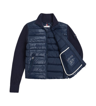 Tommy Hilfiger Doudoune avec manches contrastes de couleur marine