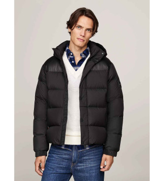 Tommy Hilfiger Quilted down jacket with hood, black