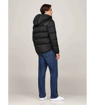 Tommy Hilfiger Quilted down jacket with hood, black