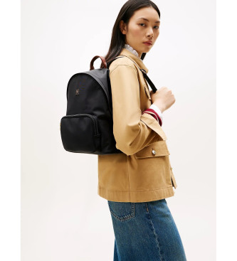 Tommy Hilfiger Plecak z monogramem TH czarny