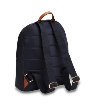 Tommy Hilfiger Mochila curva com fita azul-marinho distintiva