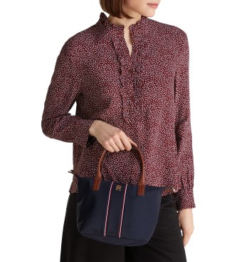 Tommy Hilfiger Bolso tote con cinta distintiva marino