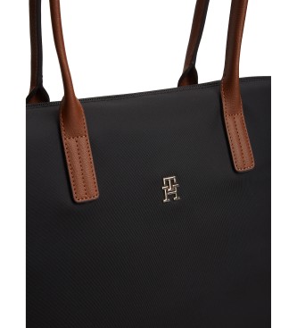 Tommy Hilfiger Bolso tote con monograma negro