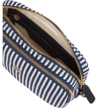 Tommy Hilfiger Poppy summer shoulder bag white, navy